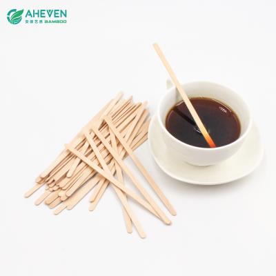 wooden and bamboo espresso coffee stirrer