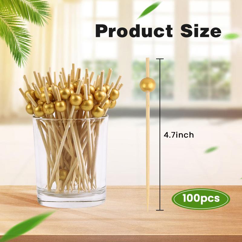 bamboo Cocktail Toothpicks in bulk